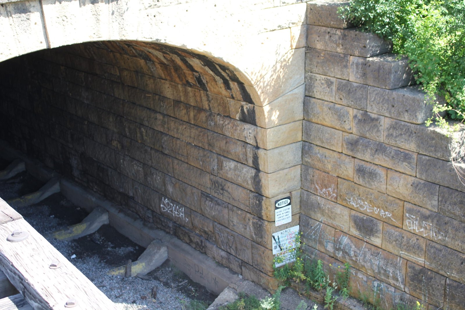 East abutment